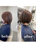 【髪質改善】ショートbefore after ※高画質無加工
