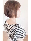 ミニボブが叶える愛らしいスタイル