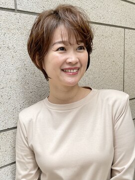 ロンド 銀座(Lond) 【銀座◇成田】ミセスココアベージュくびれショート小顔