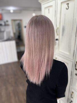 クラン ヘアーアンドスタジオ(CLAN hair & studio) ハニーピンクカラー