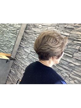 【八尾/予約無しOK】時間の管理と頭皮に優しいカラー剤でダメージを最小限に◎カットカラー(根本）\5340～