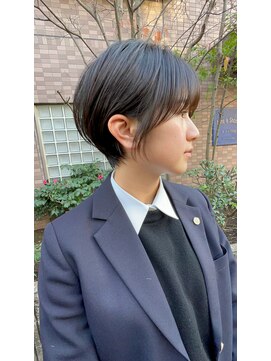 ホヌン 茅ヶ崎(Honnun) 小顔効果◎丸みショートボブ/茅ヶ崎