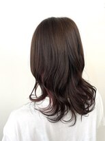 ヘアープロデュース ラピセット 松山(Lapset)&nbsp;20代30代40代エギョモリくびれ韓流インナーカラーピンク