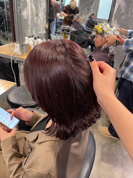 スリー 横浜(THREE) ピンクブラウン♪