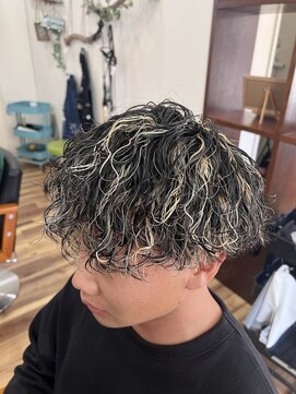 スウェル 津田沼店(Swell) 波巻きスパイラルパーマ[津田沼駅/Men's/メンズカット/パーマ]