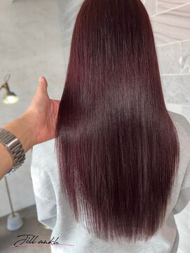 ジル アンク(Jill ankh) 《Jillankh 姫路》ピンクパープル ダブルカラー 髪質改善