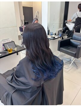 アライブ ハラジュク(ALIVE harajuku) 【ALIVE 夕貴】ブルーグラデーションカラー