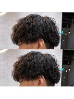 髪屋 紬 メンズ/メンズカット/メンズパーマ/波巻きスパイラル