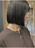切りっぱなしボブ