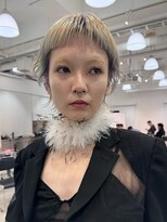 インチェルシー(in chelsea)&nbsp;ホワイトグレージュ/ミニウルフ/デジタルパーマチェリーブラウン