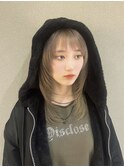 #ミルクティベージュ#ウルフカット