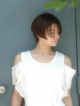 グリーンの写真/ショートやボブスタイルが得意な実力サロン☆髪質やクセを見極め、あなたの魅力を引き出すスタイルを提案♪