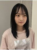 【YOKE】ミディアムレイヤーハッシュカット顔周りレイヤー