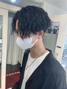 キャンバス バイ ネオリーブ 横浜西口(Canvas by neo.) 横浜★ツイストスパイラルパーマメンズパーマ