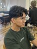 【高江洲限定】メンズデザインカット+ケアパーマ