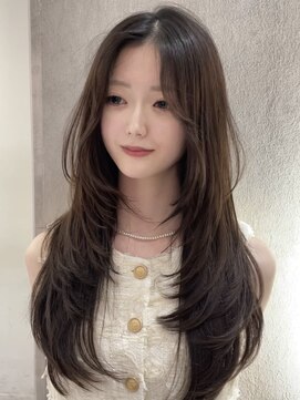 ジーナ 福岡天神(Zina) 韓国レイヤーカット/ワンホンヘア/くびれヘア/Zina福岡天神