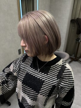 ハンナ 札幌(HANNAH) サクラブロンド くびれヘア 夏のヘアアレンジ