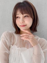 アグノス 青山(Agnos)&nbsp;前髪黒髪サイドバングオリーブグレーイメチェン#525f1208