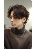 フェザーパーマフェザーショート韓国へアセンターパート