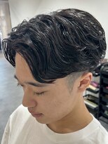 ナム 錦糸町(NAM)&nbsp;MEN'S HAIR/ブルーブラック/フェザーパーマ/錦糸町
