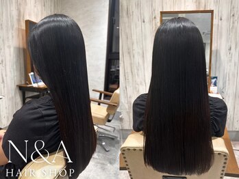 エヌアンドエー 杉戸高野台店(N&A)の写真/髪質やダメージ状態に合わせたトリートメントで、まとまりのあるうる艶な質感に