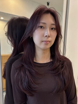 カノエ 山口小郡店(canoe) ロングレイヤー×ボルドー