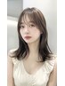 《新規平日12時以降限定》カット+透明感カラー¥9980