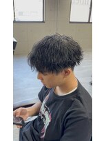 リベル(libel.)&nbsp;50. ニュアンスパーマ/ショートマッシュ/束感/黒髪