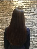 ツヤツヤーストレート