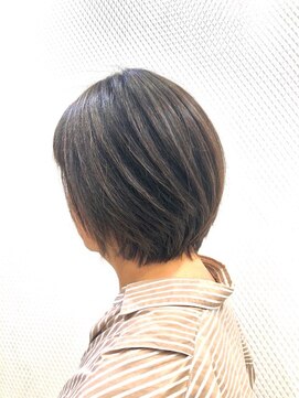 クオリス 上福岡店(QUALIS) 小顔ショートボブ/ビターココアブラウン/30代40代50代/ショート