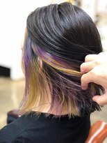 ベルクープス 天王寺店(Belle Coupes)&nbsp;【ベルクープス天王寺】橋口大　インナーイエロー＆パープル