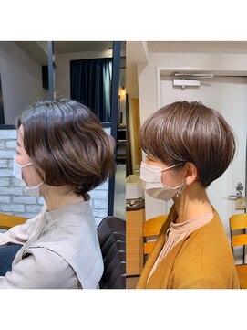 アヴァロン(AVALON) 【mag ginza】絶壁解消!!横顔美人なオトナのショートボブ6