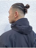マンバンサイドグラデーションバーバーカットバーバー