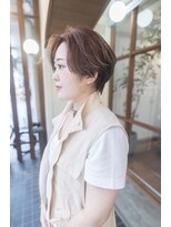 【e's中目黒美容室】ショートが得意!ハイトーンハンサムショート