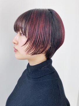 ゴーズゴードットビー 吉祥寺(go s go .b) ハイライトの映える個性派ミニウルフ【吉祥寺】【イルミナ】