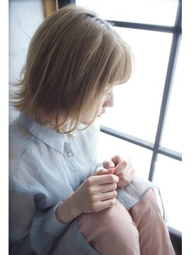 クレドガーデン 綾瀬店(CRED GARDEN) 小顔くびれミディ×外ハネレイヤーボブ【綾瀬クレドガーデン】