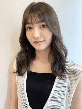 ノラ ギンザ(NORA GINZA) 10代20代30代/ブリーチなし透明感カラー/顔まわりカット