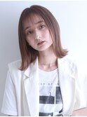 外ハネボブ×抜け感シースルーバング