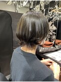 伸ばしかけショート ショートウルフ 外はねスタイリング
