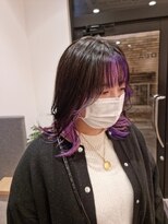 イデア 柏の葉コイルリンクガレージ店(IDEA)&nbsp;インナーカラー×バイオレット