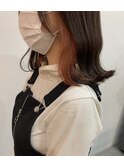 初心者さんでも挑戦しやすい!インナーカラー×外ハネ
