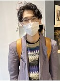 村上/人気！ メンズパーマ スパイキーパーマ メンズカット 20代