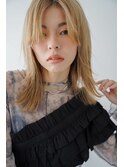 ★大人可愛いふんわりカールミストバング外国人風カラー_☆≡