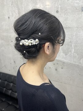 メルシー トータル ブランディング サロン(merci TOTAL BRANDING SALON) 大人お呼ばれヘアセット/シニヨンヘア