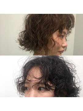 キジ(KIJI) ボブスパイラルパーマ