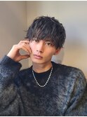 無造作ツイストスパイラルパーマ