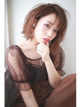 オーバーヘアー 所沢店(over hair) 【over hair】 トレンド☆モード切りっぱなしボブ