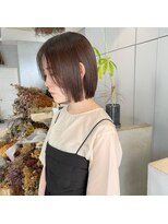 ミント(mint)&nbsp;ミニボブ/切りっぱなしボブ/ボブ/グレージュ/ミント