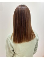 アッシュ 中目黒店(Ash)&nbsp;ハイライト毛もプレミアム髪質改善縮毛矯正でつやつやに☆