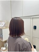 ツヤピンクベージュカラー【インナーカラー】